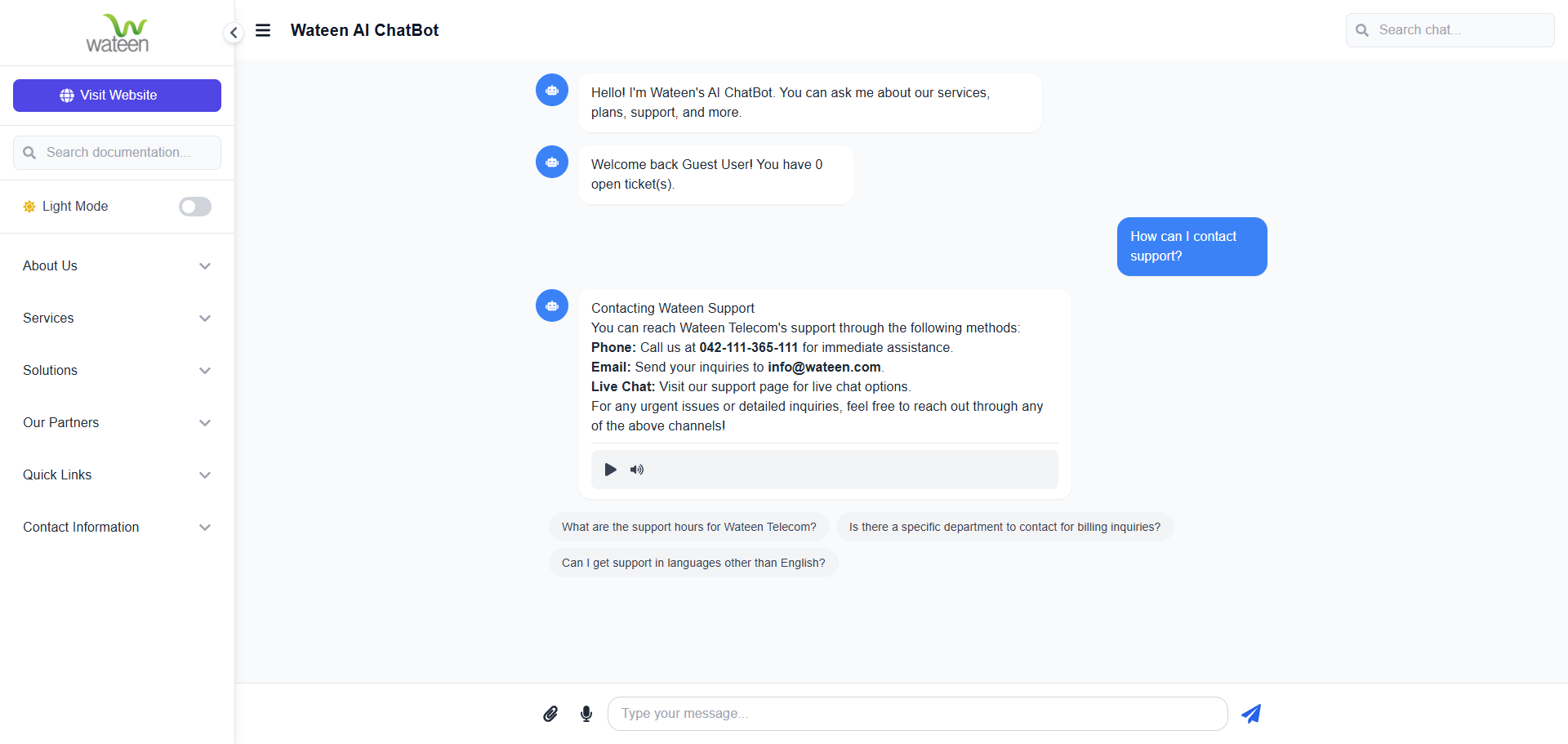 AI Customer Support Agent