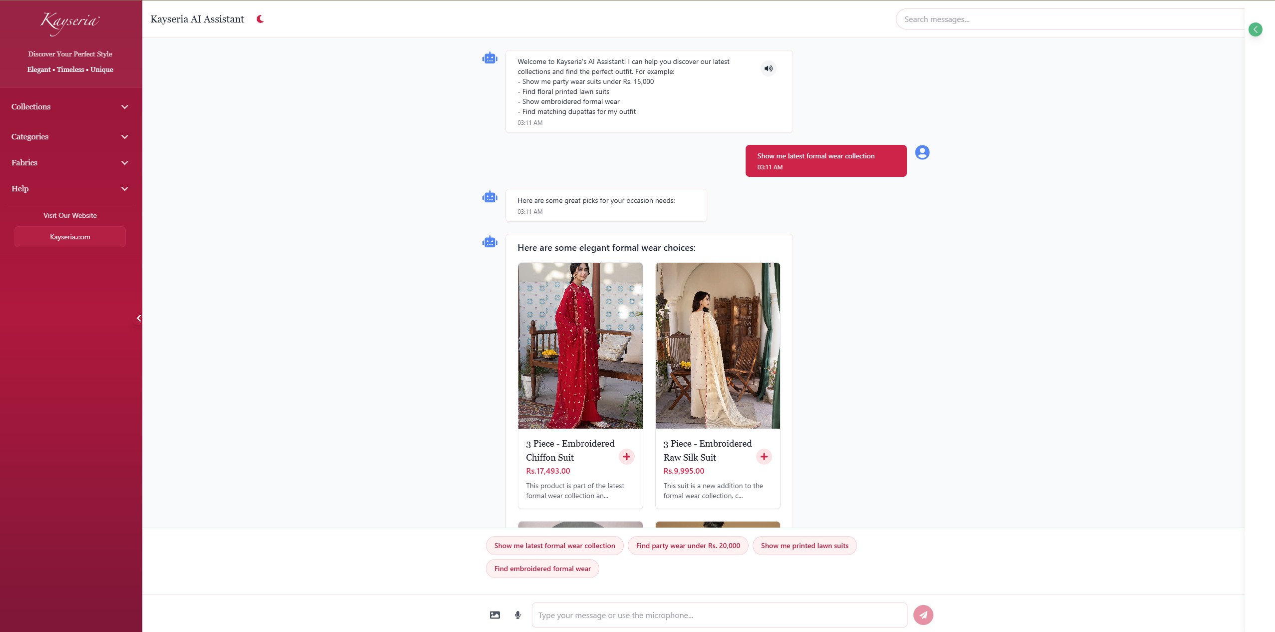 AI Fashion Assistant